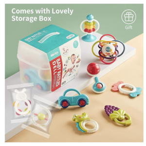 Baby Rattle Teether 9 pcs set