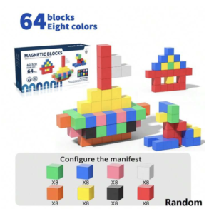 64 pcs magnetic blocks