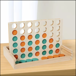 Connect 4 wooden game