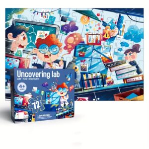 72pcs Uncovering Lab Jumbo Puzzle