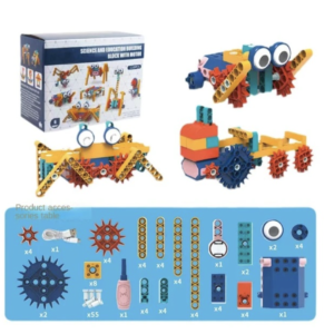 116pcs Electric Motor Building Blocks
