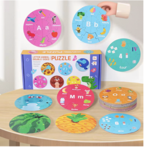 Cognitive Alphabet and Number Puzzle