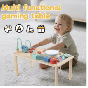 Wooden Toddler Activity Table