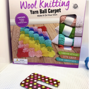 DIY Wool Knitting Carpet