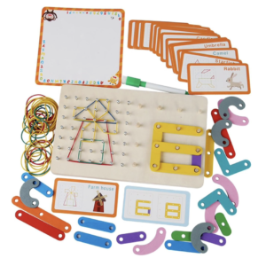 Montessori Peg Activity Board