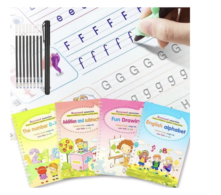 Reusable Magic Writing Books