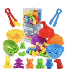 Rainbow Color Sorting Cups