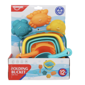 Folding Bucket Bath/Beach Toy