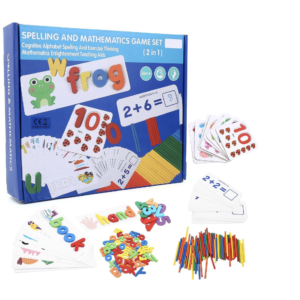 2 in 1 Spelling and Maths Game