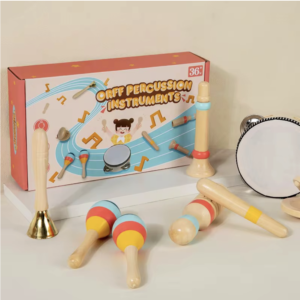 Wooden Musical Instrument Set