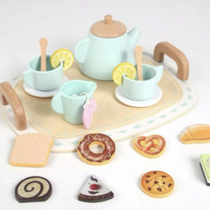 Wooden Afternoon Tea Set
